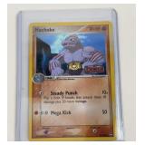 Pokemon Vintage Holographic Stamped Machoke card