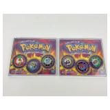 (2) 1999 Pokemon Battling Coin Games