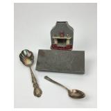 Antique Painted Metal Dollhouse Miniature