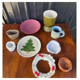 Plates, Bowls, Saskatchewan Mug, Glazed Goblet