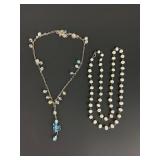 .925 Sterling Silver Marked Austrian LFK necklace