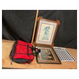 Red Kiva Travel Bag, Kinka Art, Serving Tray