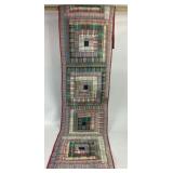 Plaid Patchwork Quilted Table Runner, 16ï¿½ x 68ï¿½