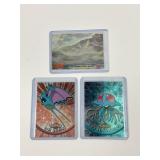 (3) Pokemon Vintage Topps Holographic Cards