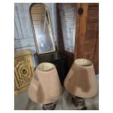 Wood Side Table With One Drawer & One Door 18 in.
