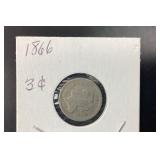1866 3 cent piece
