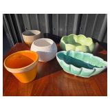 Ceramic Planters in Various Shapes, Colors