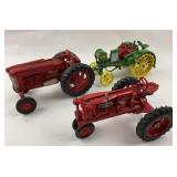 Hubley Cast iron Tractor Toy, Ertl Waterloo Boy