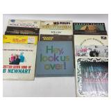 Records Including Bob Newhart, Bob & Ray, Duane Ed