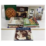 Books: National Geographic, Pfaltzgraff, Better Ho