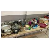Stainless Steel Bowls, Misc Kitchenware, VHS