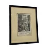 c. 1701-1705 Copper Plate Engraving 