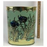 MCM Weibro Corp Wastebasket With Fish Motif