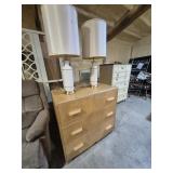 Wood Dresser 3 Drawer 20 in. X 37 in. X 38 in. H