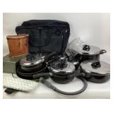 T Fal Cookware, Lockbox, American Tourister Bag