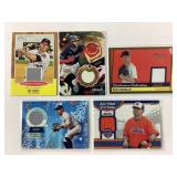 (5) Jersey Patch Cards