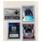 (4) Autograph Sports Cards