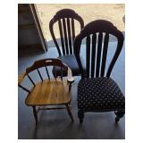 Wood Dining Chairs With Upholstered Seats
