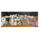 Pyrex Bowls, Corning Ware Mugs, Wine Glasses