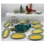 Pottery Corn Trays, Porcelain Vase, Japanese Teapo