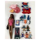 Vintage African American Barbie Doll & Accessories
