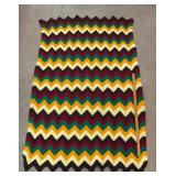 Chevron Style Crochet Blanket