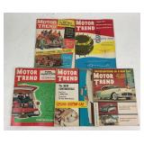 Motor Trend Magazines 1950s Automotive Issues