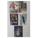 (5) Numbered Sports Cards
