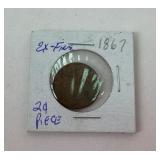 1867 2ï¿½ Piece Ex-Fine