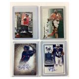 (4) Autograph Sports Cards