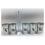 (5) White Sox Aluminum Stadium Cups