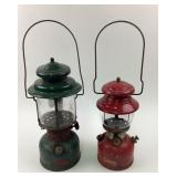 Coleman Lanterns Green & Red 11 Model 200A