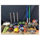 Masks, Lightsabers, Hulk Hands, Transformers+