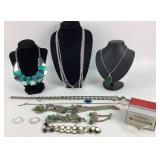 Costume Jewelry: Kim Rogers rhinestone Cross