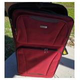Tac Red Softside Luggage Suitcase