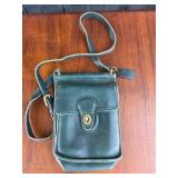 Coach Green Leather Crossbody Bag