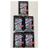 (5) 1990-91 Hockey Packs