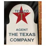 Texaco Agent The Texas Company Sign