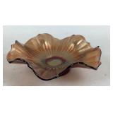 Fenton Carnival Glass Candy Dish