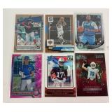 6 Numbered Sports Cards