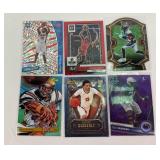 6 Numbered Sports Cards