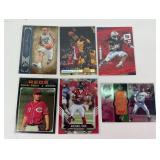 6 Numbered Sports Cards