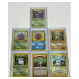 7 Pokemon Vintage1st Edition Cards