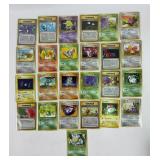 25 Pokemon Vintage Japanese Cards
