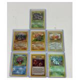 7 Pokemon Vintage1st Edition Cards