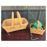 Longaberger Handwoven Baskets 1983, 1985