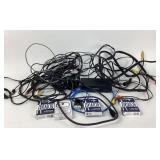 RadioShack RF Modulator, Cables, Headphones