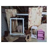 Woodworking Supplies, Unfinished Decor Pieces