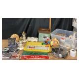 Knitting Needles & String, Porcelain Lamps, CATS C