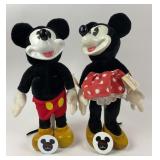 Disney Applause Mickey, Minnie Mouse Plush Dolls